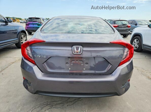 19XFC2F88GE073595 2016 HONDA CIVIC Gray უკანა ხედი