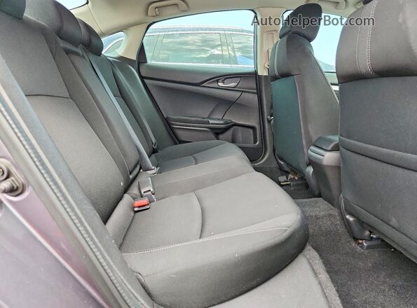 19XFC2F88GE073595 2016 HONDA CIVIC Gray უკანა სავარძლების ხედი