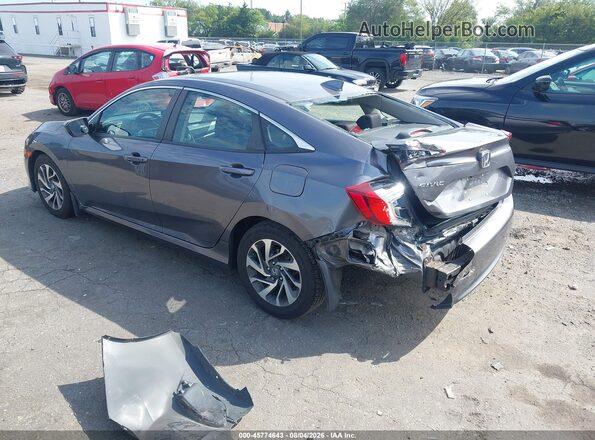 19XFC2F88HE050044 2017 HONDA CIVIC Gray Rear left