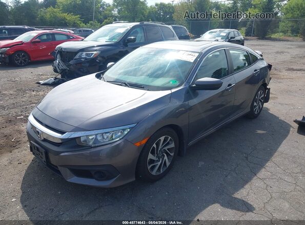 19XFC2F88HE050044 2017 HONDA CIVIC Gray Front left