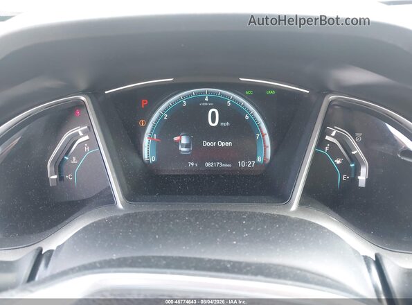 19XFC2F88HE050044 2017 HONDA CIVIC Gray Rear seats view