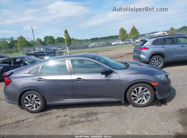 19XFC2F88HE050044 2017 HONDA CIVIC Gray 360 interior view