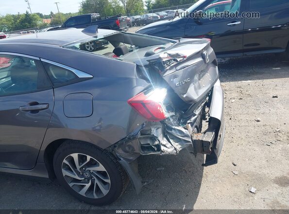 19XFC2F88HE050044 2017 HONDA CIVIC Gray 