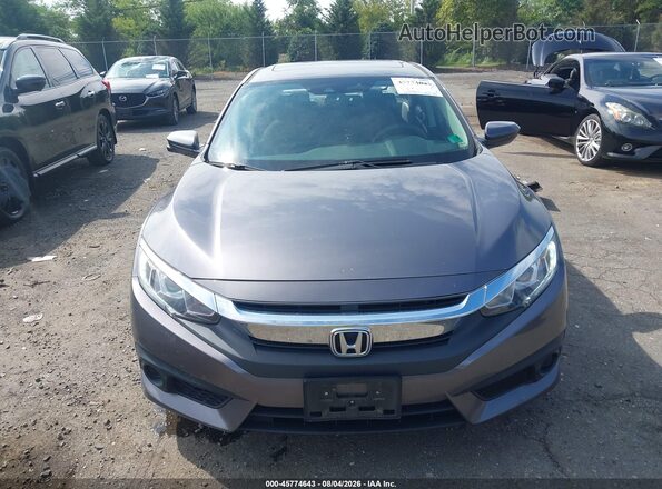19XFC2F88HE050044 2017 HONDA CIVIC Gray Rear interior view