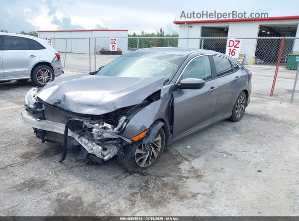 19XFC2F88HE059052 2017 HONDA CIVIC Gray Front left