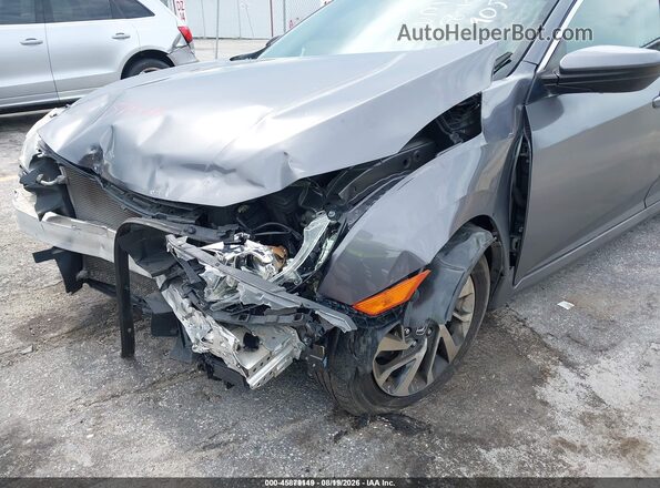 19XFC2F88HE059052 2017 HONDA CIVIC Gray Front view