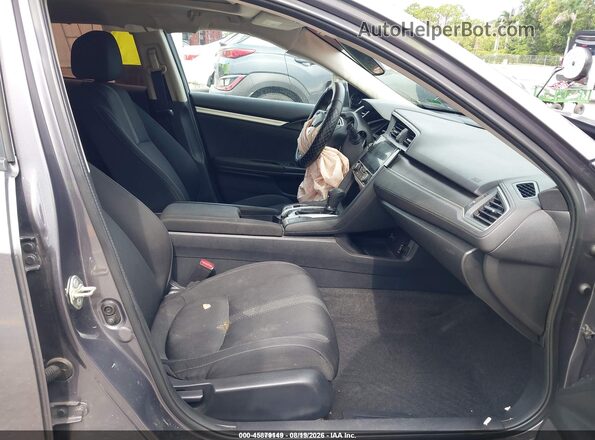 19XFC2F88HE059052 2017 HONDA CIVIC Gray Front interior view