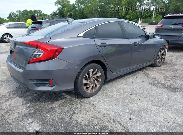 19XFC2F88HE059052 2017 HONDA CIVIC Gray Rear right