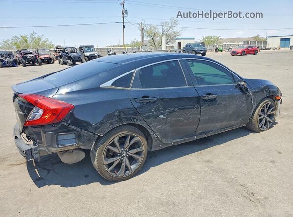 19XFC2F88KE011509 2019 HONDA CIVIC Черный Задняя правая четверть