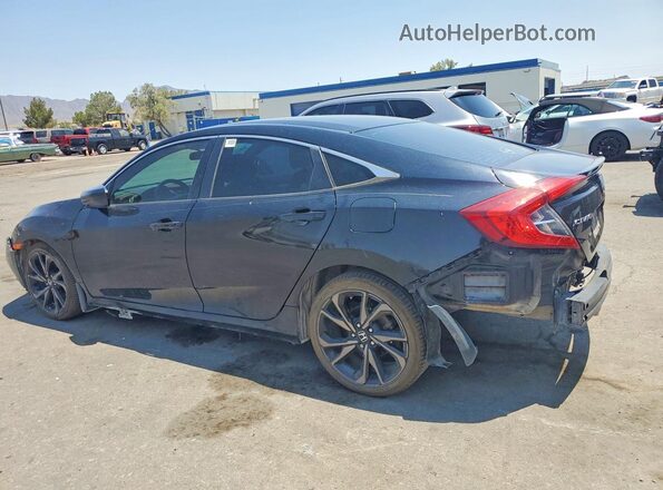 19XFC2F88KE011509 2019 HONDA CIVIC Черный Задняя левая четверть