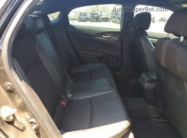 19XFC2F88KE011509 2019 HONDA CIVIC Черный Вид задних сидений