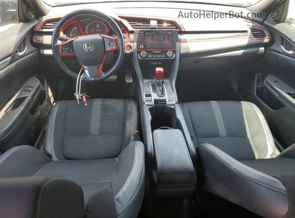19XFC2F88KE011509 2019 HONDA CIVIC Черный Вид панели приборов