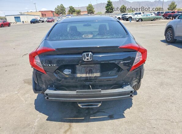 19XFC2F88KE011509 2019 HONDA CIVIC Черный Вид сзади