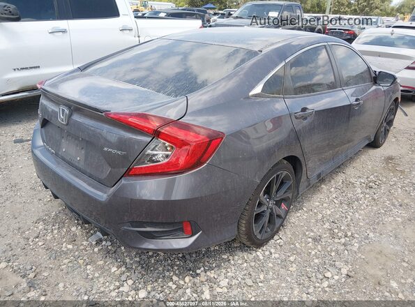 19XFC2F88KE045109 2019 HONDA CIVIC Серый Задняя правая четверть