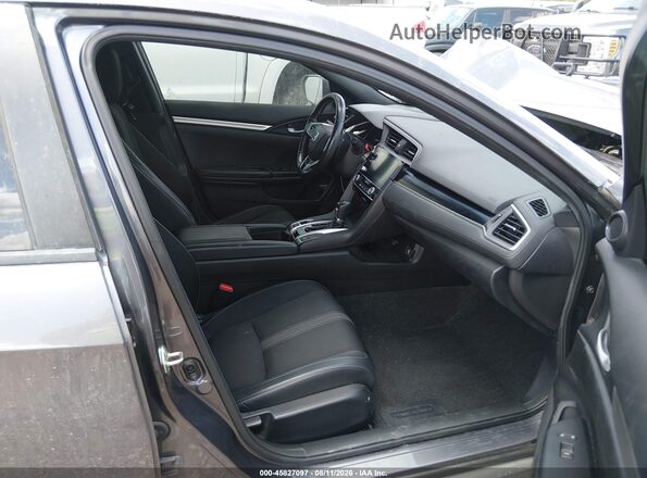 19XFC2F88KE045109 2019 HONDA CIVIC Серый Вид салона спереди