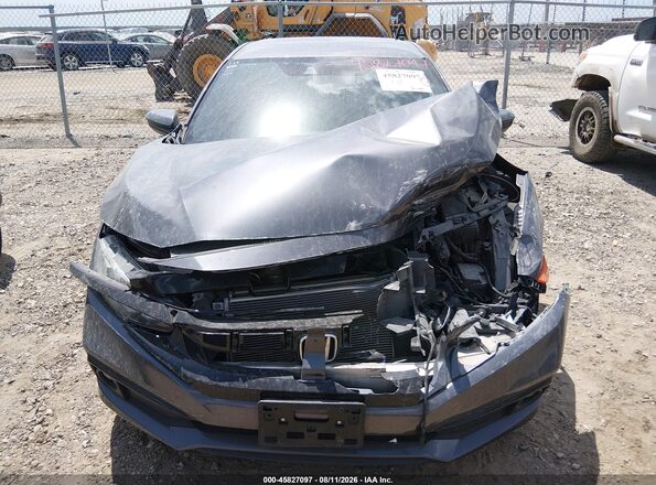 19XFC2F88KE045109 2019 HONDA CIVIC Серый Вид щитка приборов