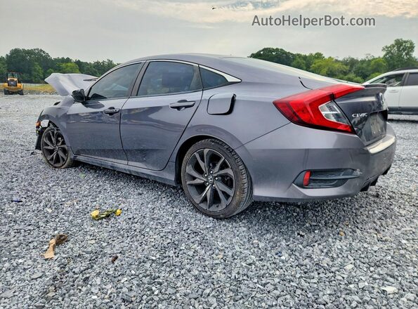 19XFC2F88LE010040 2020 HONDA CIVIC Gray უკანა მარცხენა