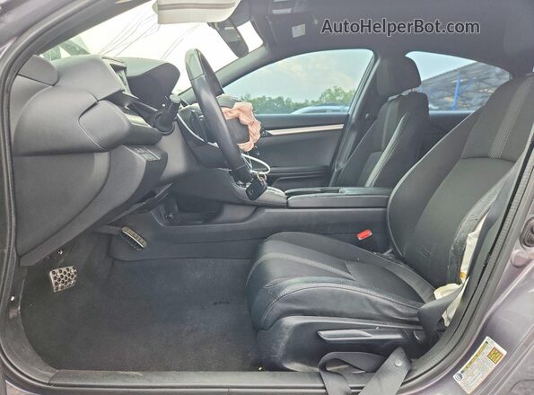19XFC2F88LE010040 2020 HONDA CIVIC Gray წინა სალონის ხედი