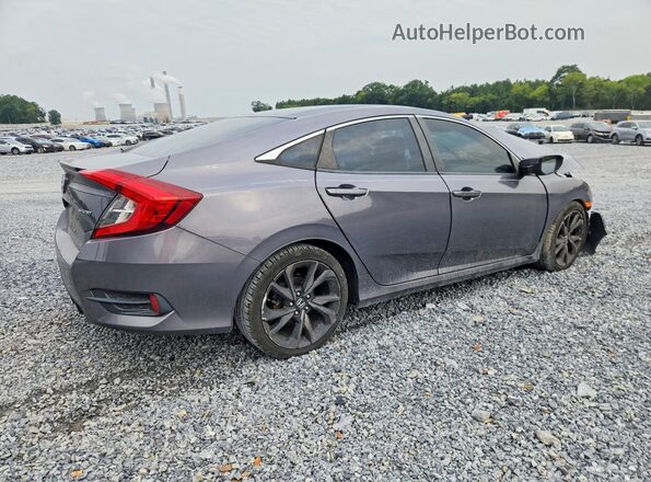 19XFC2F88LE010040 2020 HONDA CIVIC Gray უკანა მარჯვენა