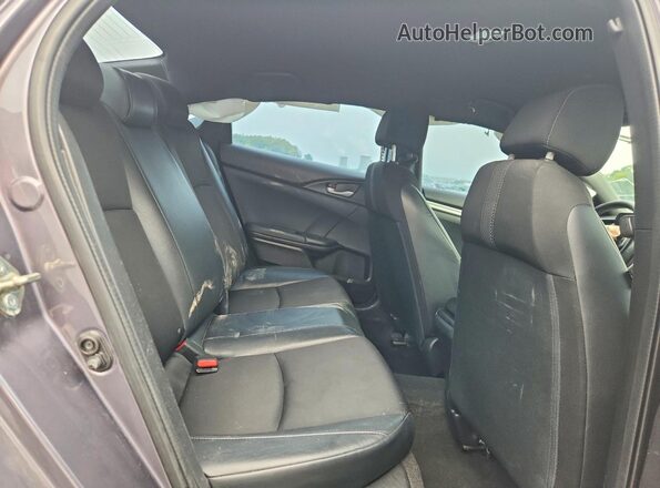 19XFC2F88LE010040 2020 HONDA CIVIC Gray უკანა სავარძლების ხედი