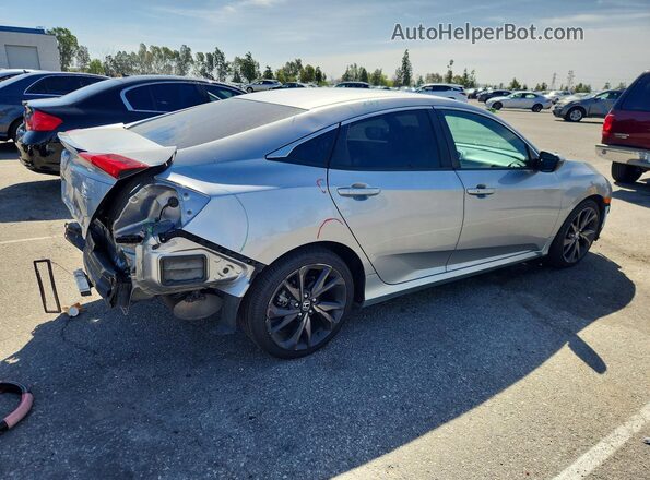 19XFC2F88LE205586 2020 HONDA CIVIC Silver Tył prawy