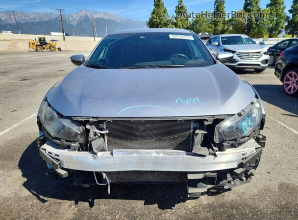 19XFC2F88LE205586 2020 HONDA CIVIC Silver Widok z przodu