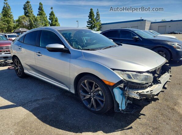 19XFC2F88LE205586 2020 HONDA CIVIC Silver Przód prawy