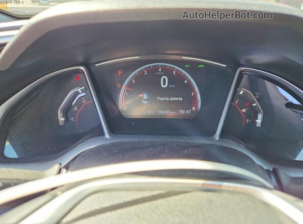 19XFC2F88LE205586 2020 HONDA CIVIC Silver Widok zestawu wskaźników