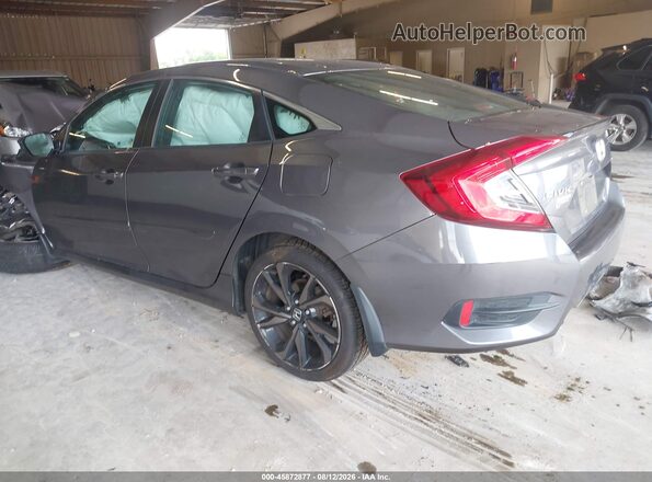 19XFC2F89KE008943 2019 HONDA CIVIC Gray Tył lewy