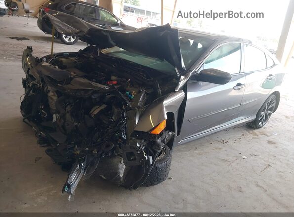 19XFC2F89KE008943 2019 HONDA CIVIC Gray Przód lewy