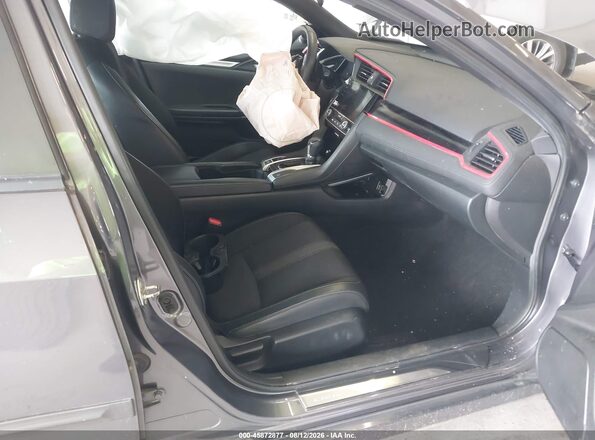 19XFC2F89KE008943 2019 HONDA CIVIC Gray Widok wnętrza z przodu