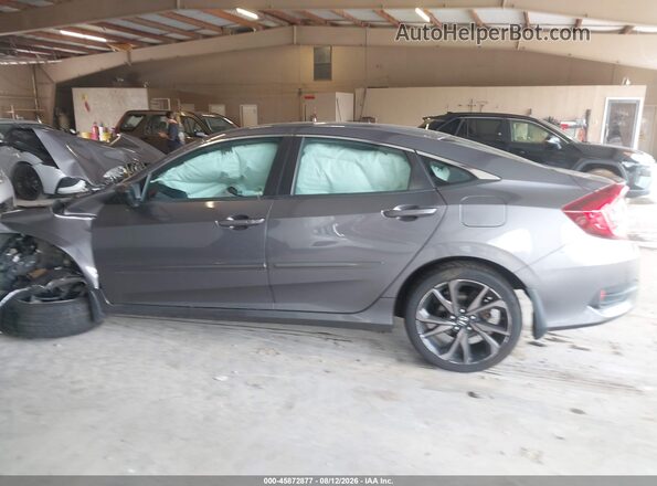 19XFC2F89KE008943 2019 HONDA CIVIC Gray 