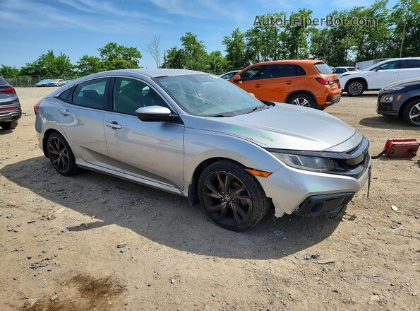 19XFC2F89KE021868 2019 HONDA CIVIC Silver წინა მარჯვენა