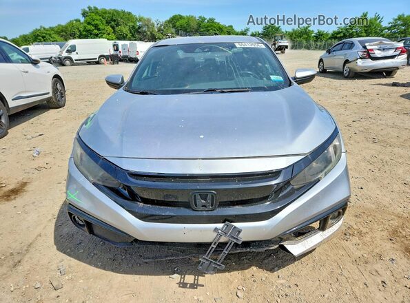 19XFC2F89KE021868 2019 HONDA CIVIC Silver წინა ხედი