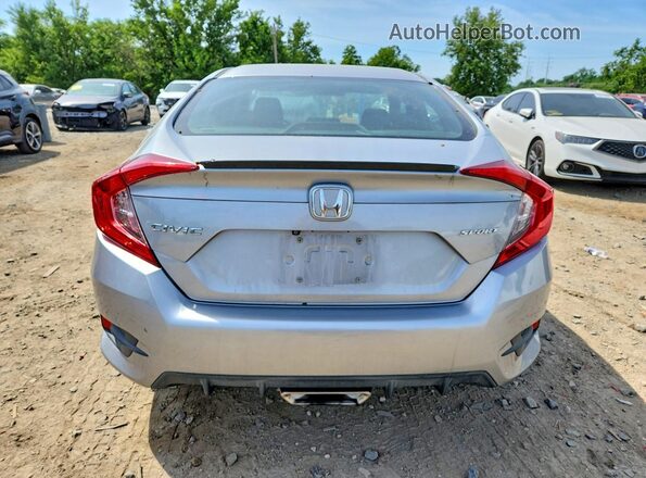 19XFC2F89KE021868 2019 HONDA CIVIC Silver უკანა ხედი