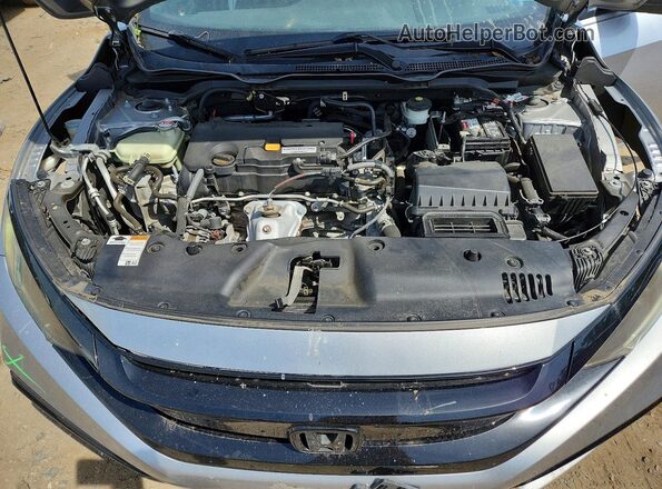 19XFC2F89KE021868 2019 HONDA CIVIC Silver უკანა სალონის ხედი