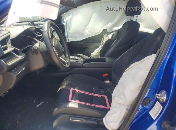 19XFC2F89KE206941 2019 HONDA CIVIC Синий Вид салона спереди