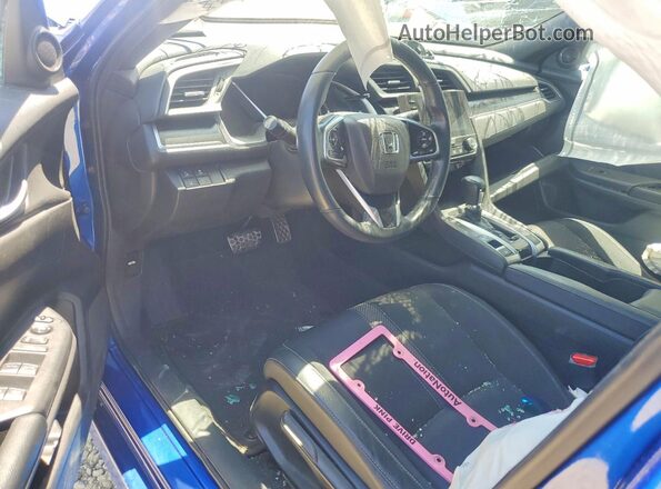 19XFC2F89KE206941 2019 HONDA CIVIC Синий Вид панели приборов