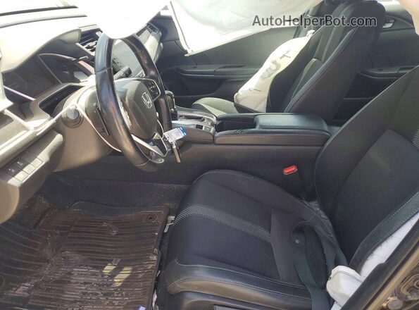 19XFC2F89LE028451 2020 HONDA CIVIC Черный Вид салона спереди