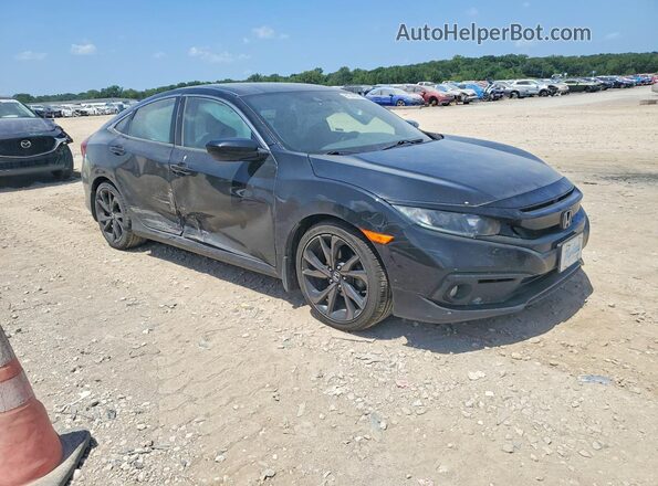 19XFC2F89LE028451 2020 HONDA CIVIC Черный Передняя правая четверть