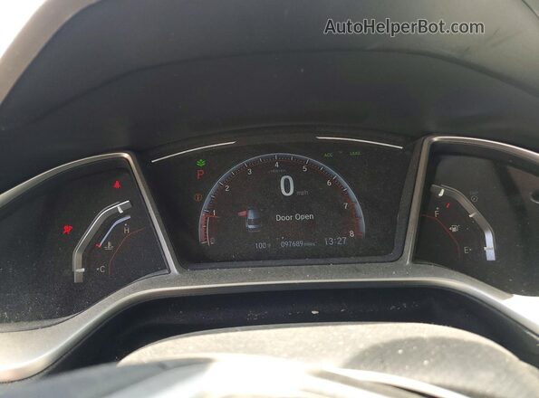 19XFC2F89LE028451 2020 HONDA CIVIC Черный Вид щитка приборов