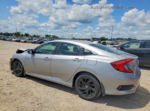 19XFC2F8XJE034806 2018 HONDA CIVIC Silver Задня ліва чверть