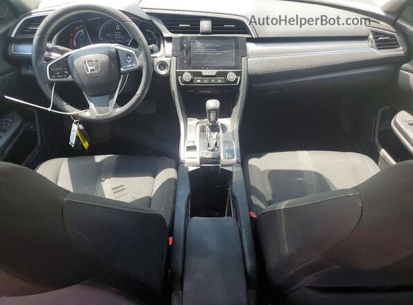 19XFC2F8XJE034806 2018 HONDA CIVIC Silver Вид панелі приладів