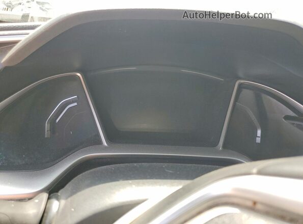 19XFC2F8XLE002957 2020 HONDA CIVIC Black ხელსაწყოთა პანელის ხედი