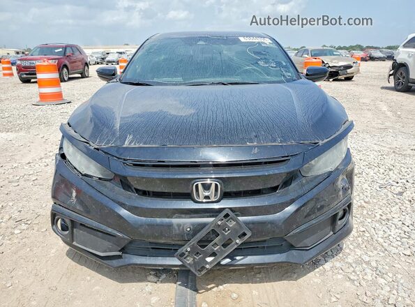 19XFC2F8XLE002957 2020 HONDA CIVIC Black წინა ხედი