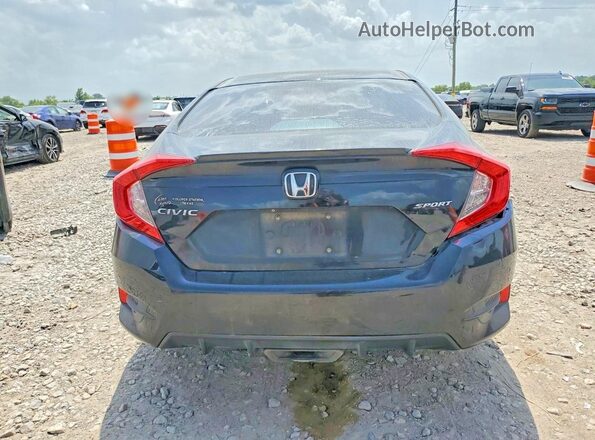 19XFC2F8XLE002957 2020 HONDA CIVIC Black უკანა ხედი