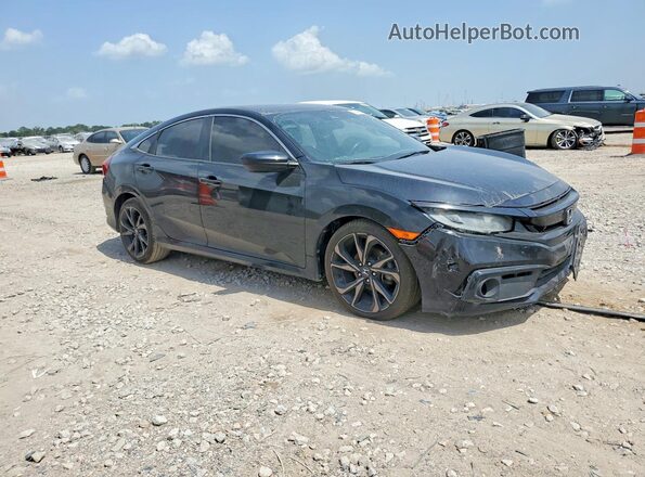 19XFC2F8XLE002957 2020 HONDA CIVIC Black წინა მარჯვენა