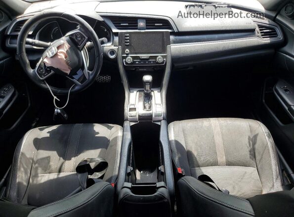 19XFC2F8XLE002957 2020 HONDA CIVIC Black წინა პანელის ხედი