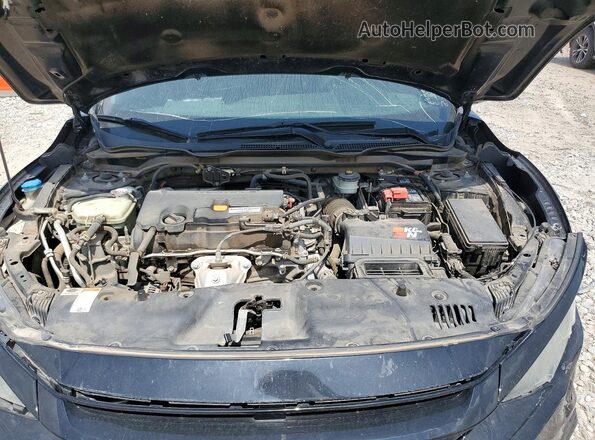19XFC2F8XLE002957 2020 HONDA CIVIC Black უკანა სალონის ხედი