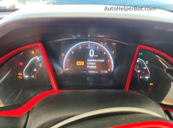 19XFC2F8XLE023873 2020 HONDA CIVIC Silver Widok zestawu wskaźników
